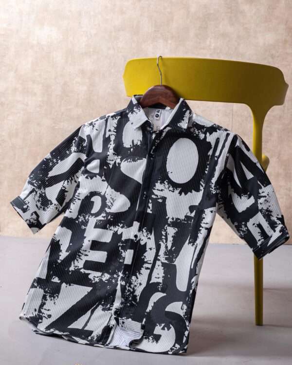 MENS IMPORTED DOWN SHOULDER 3/4 SLEEVE SHIRT in 7 Bold Patterns