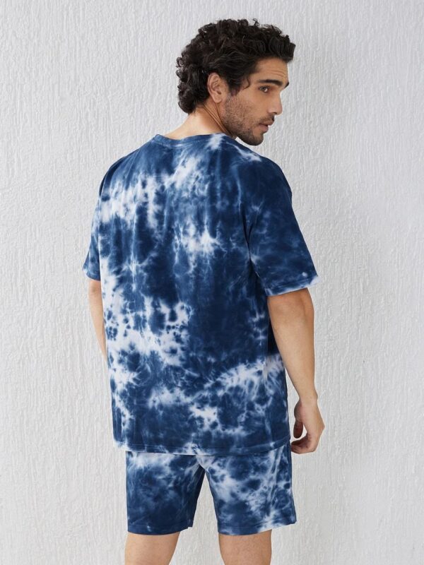 MENS PRINTED T-SHIRT AND SHORT PAIR [6 patterns] - Image 2