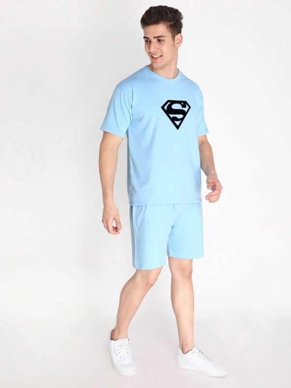 MENS PRINTED T-SHIRT AND SHORT PAIR [6 patterns] - Image 4