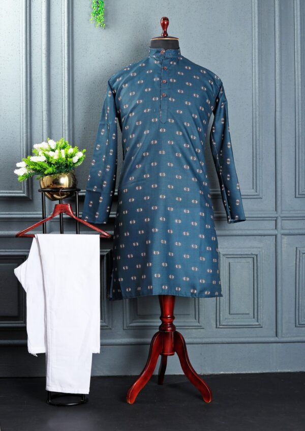 MENS TRADITIONAL & SIMPLE KURTA [7 colours] - Image 3