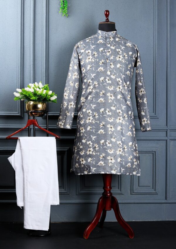 MENS TRADITIONAL & SIMPLE KURTA [7 colours] - Image 9