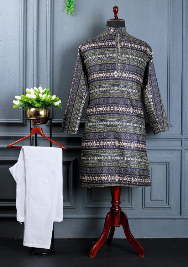 MENS TRADITIONAL & SIMPLE KURTA [7 colours] - Image 7