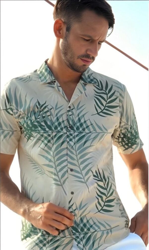 MENS HALF SLEEVE DIGITAL PRINTED SHIRT [2 colours] - Image 3