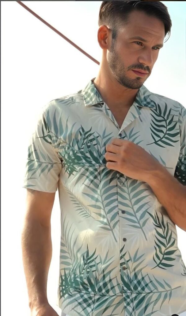 MENS HALF SLEEVE DIGITAL PRINTED SHIRT [2 colours] - Image 2