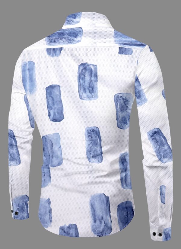 MEN'S KINET SARCULAR MATERIAL FULL SLEEVE SHIRT [2 COLOURS]] - Image 3