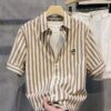 MENS PRIMIUM EMBROIDERY 3/4th HALF SLEEVE SHIRT [3 COLOUR ] - Image 5
