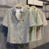 MENS PRIMIUM EMBROIDERY 3/4th HALF SLEEVE SHIRT [3 COLOUR ] - Image 2