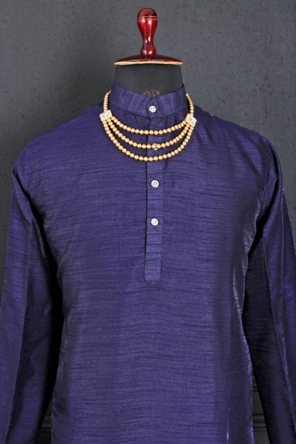 MENS PLAIN LONG KURTA DAILY AND FESTIVE WEAR [11 COLOUR] - Image 22