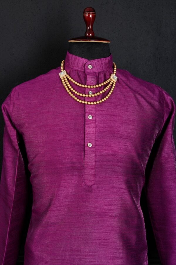 MENS PLAIN LONG KURTA DAILY AND FESTIVE WEAR [11 COLOUR] - Image 17