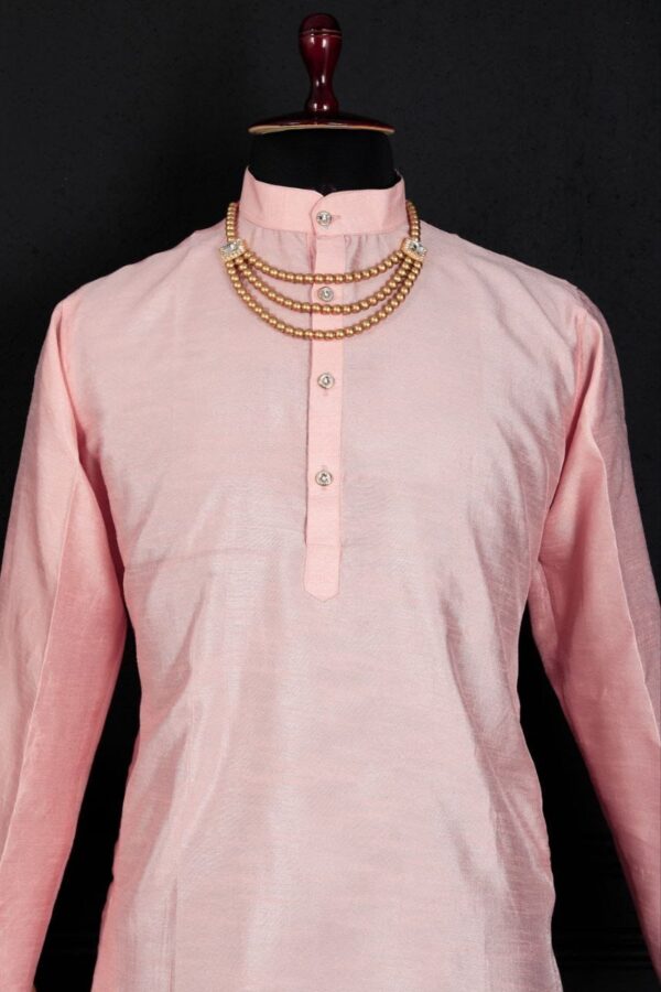 MENS PLAIN LONG KURTA DAILY AND FESTIVE WEAR [11 COLOUR] - Image 13