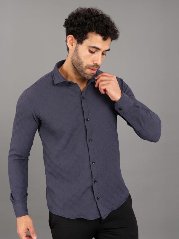 MENS FULL SLEEVE PLAIN SHIRT - Image 2