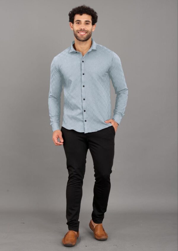MENS FULL SLEEVE PLAIN SHIRT - Image 2