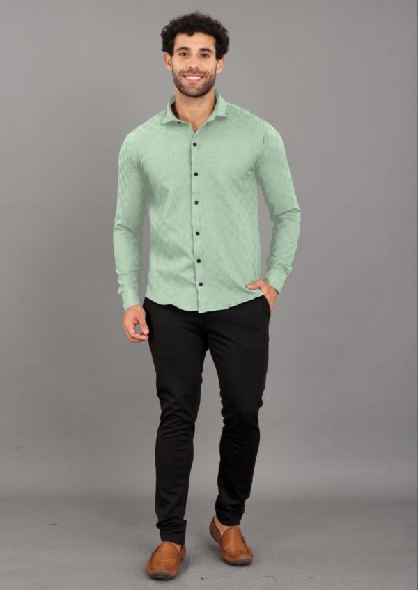 MENS FULL SLEEVE PLAIN SHIRT - Image 2