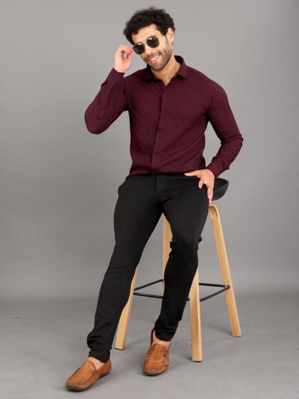 MENS FULL SLEEVE PLAIN SHIRT