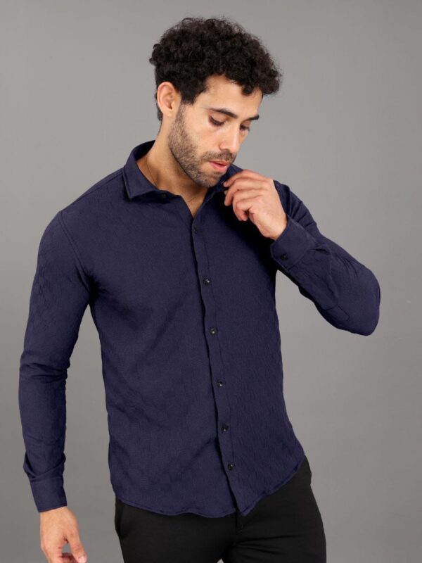 MENS FULL SLEEVE PLAIN SHIRT - Image 2