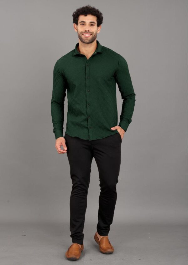 MENS FULL SLEEVE PLAIN SHIRT - Image 2