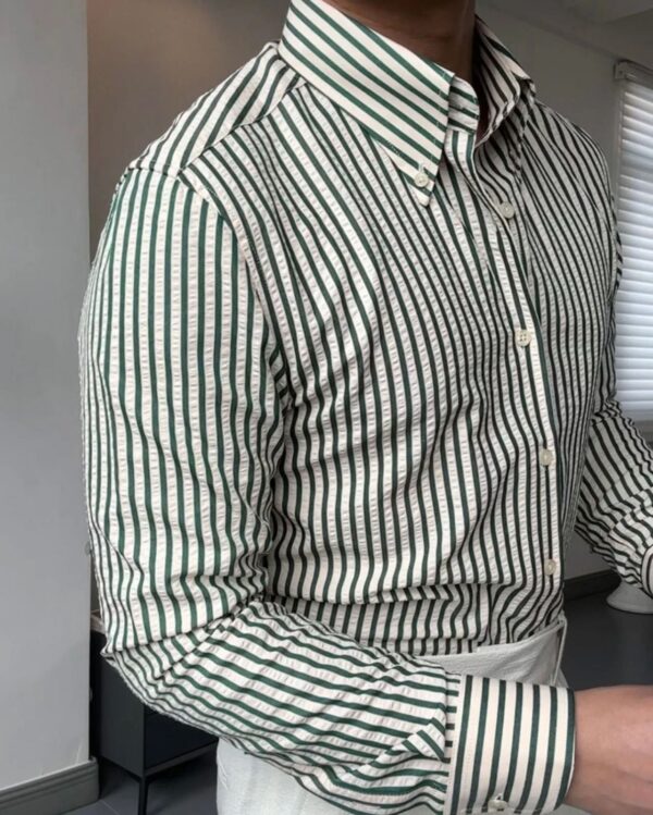 MENS PLAIN FULL SLEEVE LINEN SHIRT [5 COLOURS] - Image 10