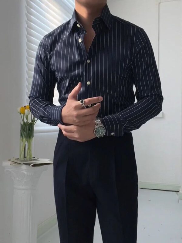 MENS PLAIN FULL SLEEVE LINEN SHIRT [5 COLOURS]