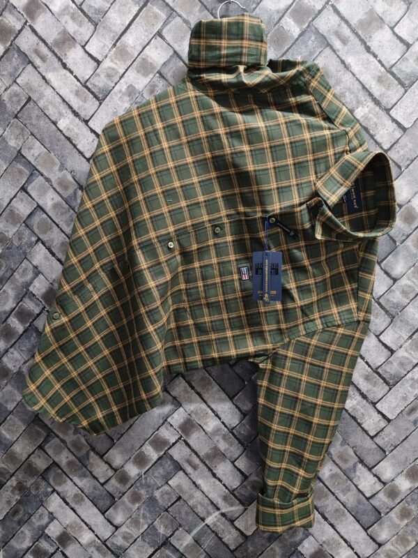 Mens cotton check shirt [9 colours] - Image 6