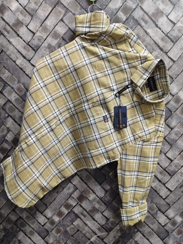 Mens cotton check shirt [9 colours] - Image 7