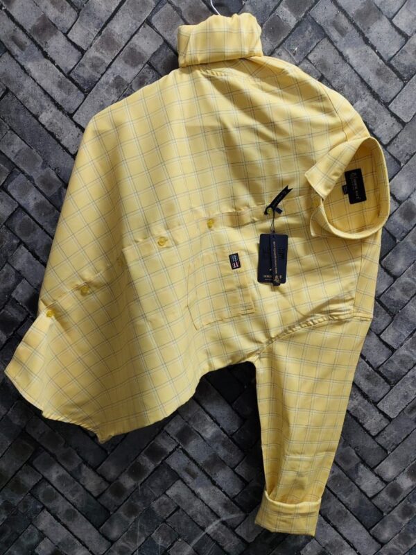 Mens cotton check shirt [9 colours] - Image 9