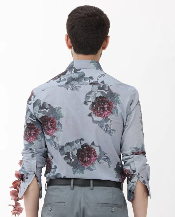 MENS REGULAR FIT PRINTED SHIRT - Image 5