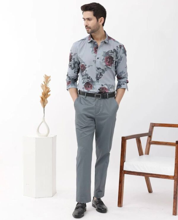 MENS REGULAR FIT PRINTED SHIRT