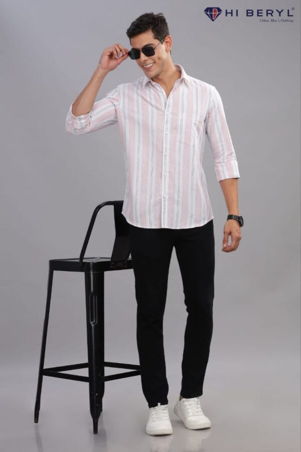 Mens regular fit full sleeve plain shirt