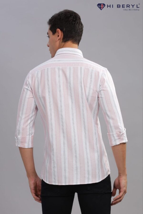 Mens regular fit full sleeve plain shirt - Image 2