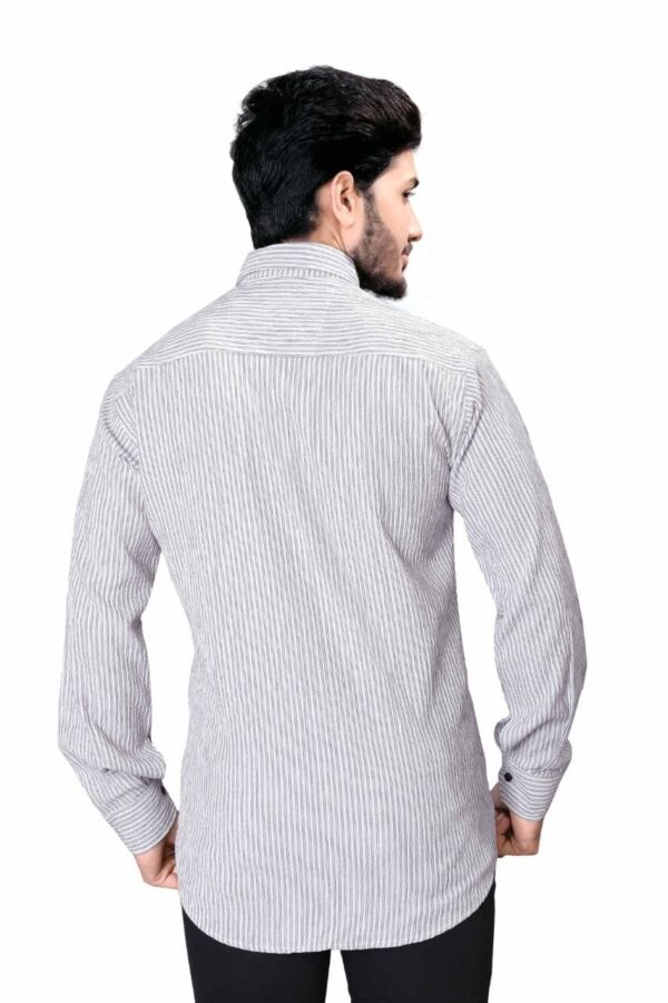 Mens regular fit full sleeve shirt - Image 2