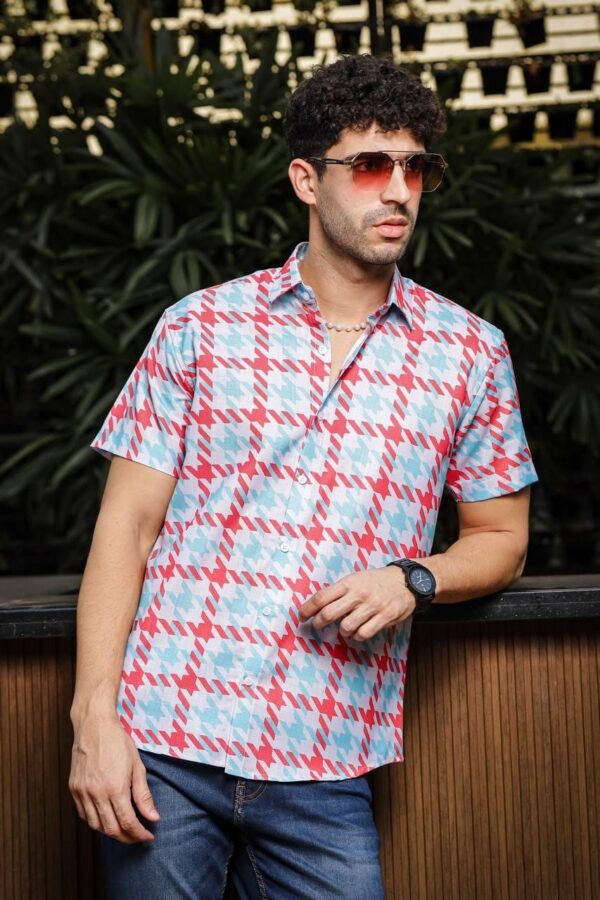 Mens printed shirt (half sleeve) - Image 5