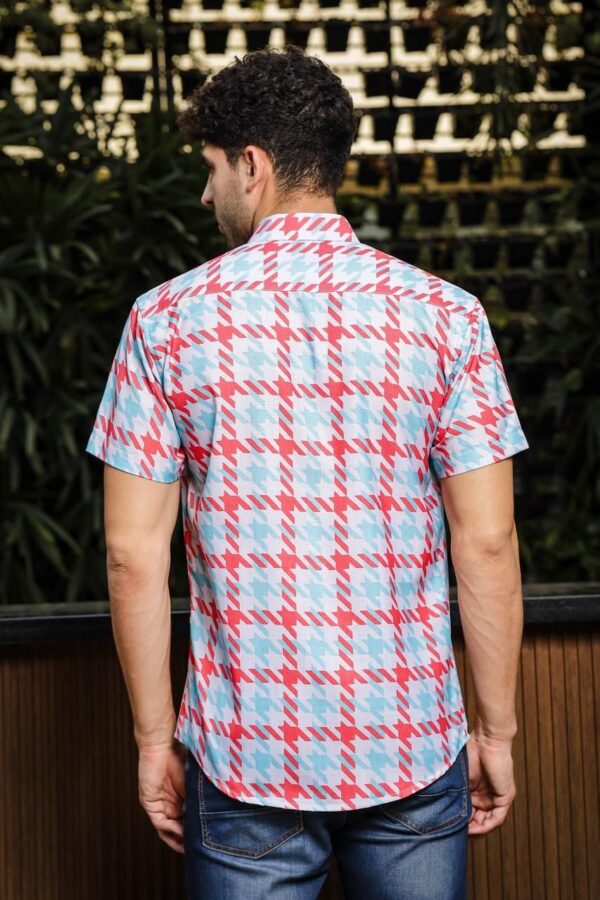 Mens printed shirt (half sleeve) - Image 3