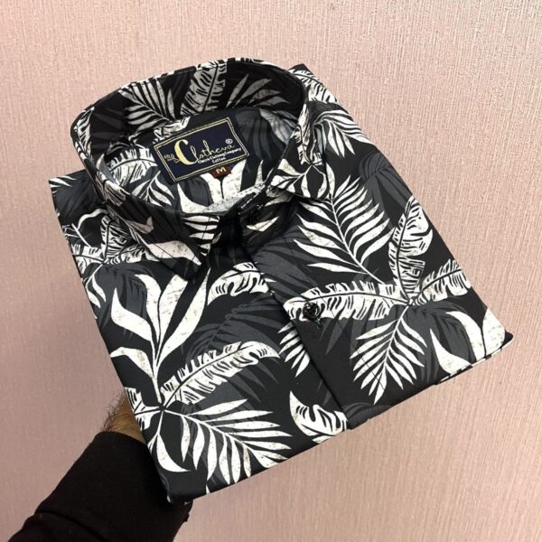 Mens Printed Designed Shirt - Image 2
