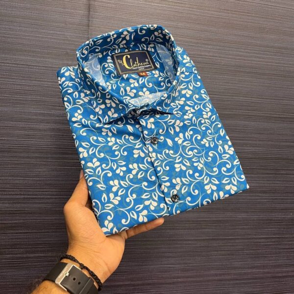 Mens Printed Designed Shirt - Image 2