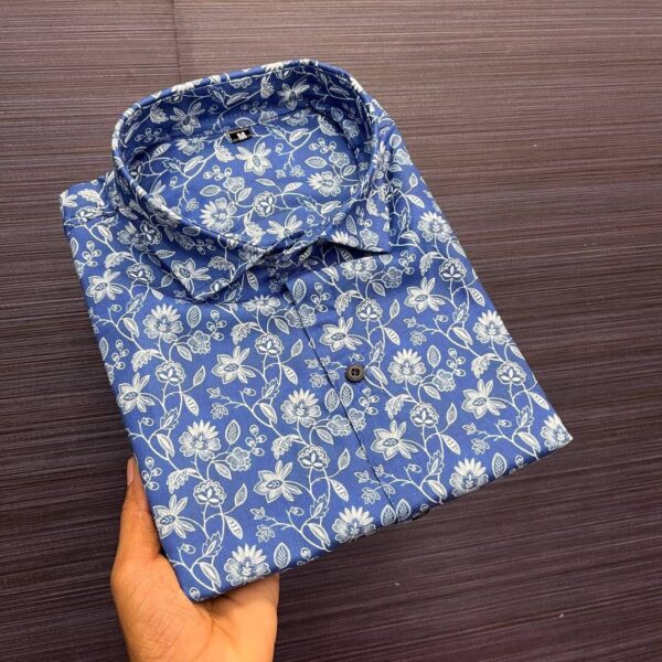 Mens Printed Designed Shirt - Image 2