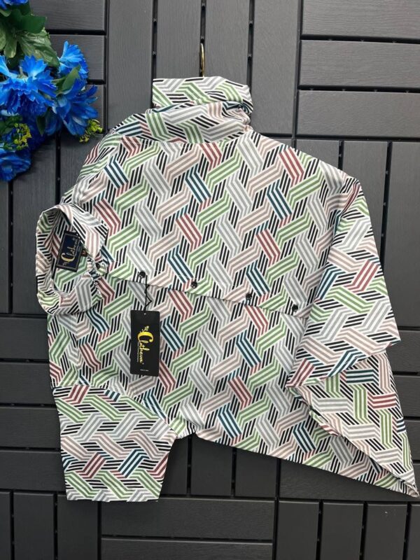Mens Regular Fit Printed Casual Shirt