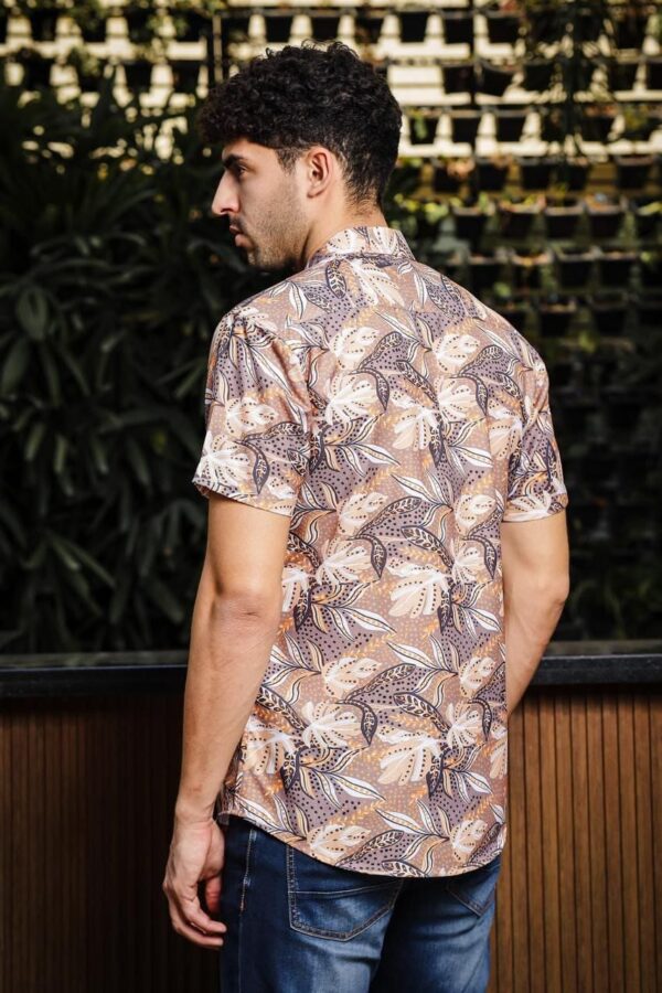 MENS PRINTED STYLISH COTTON SHIRT - Image 2