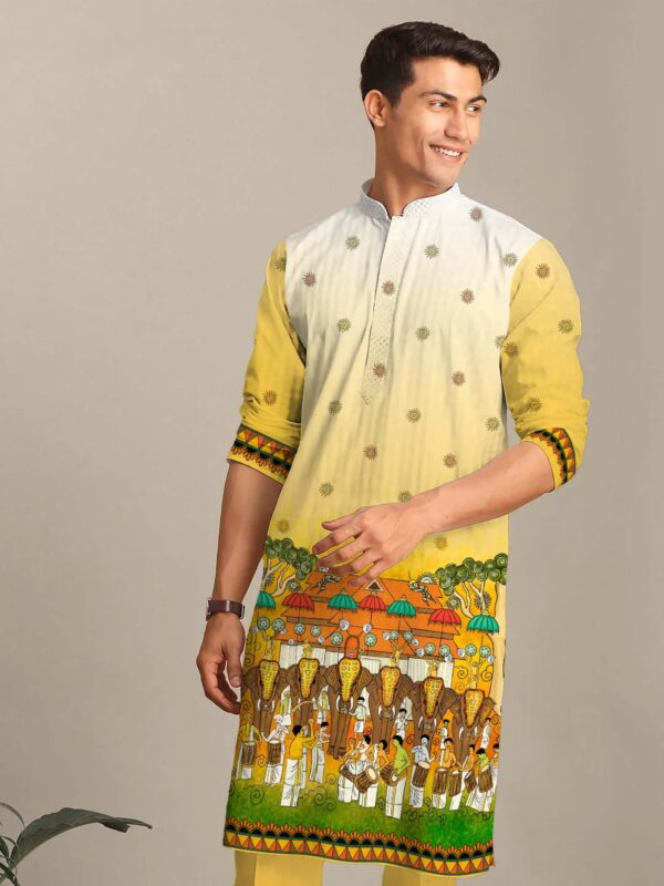 Mens traditional and heavy kurta - Image 12