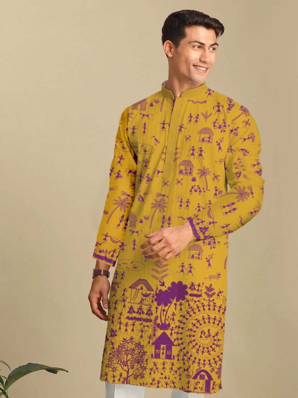 Mens traditional and heavy kurta - Image 7