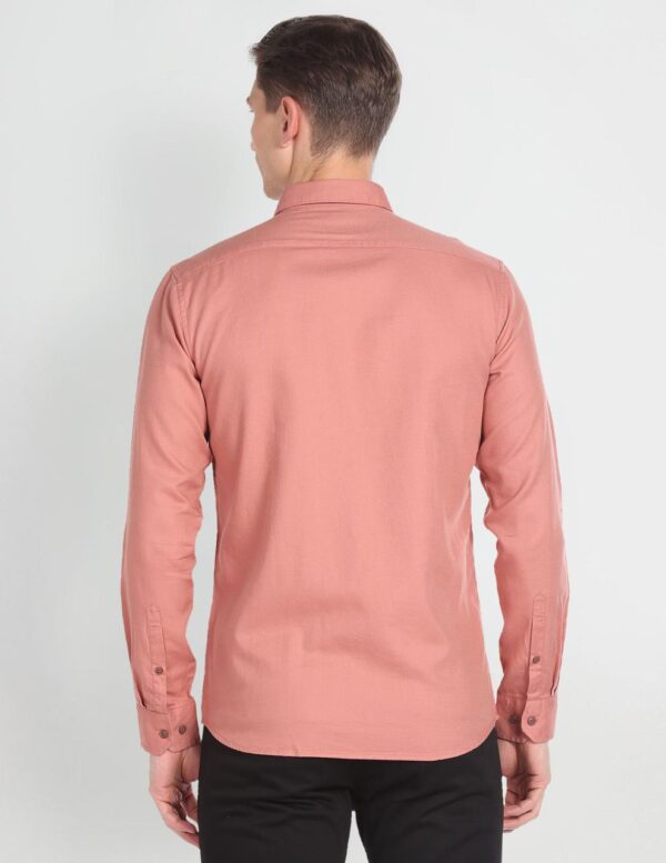 MENS PLAIN FULL SLEEVE RAYMOND COTTON SHIRT [9 COLOURS] - Image 5
