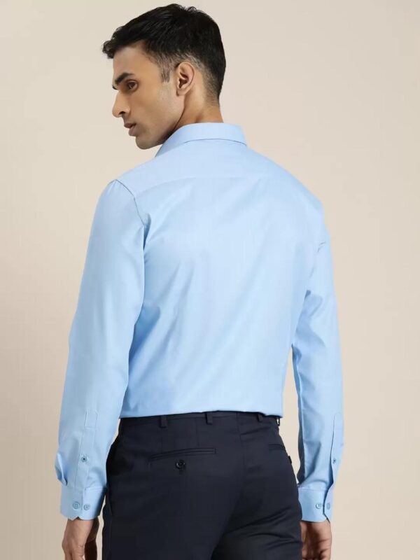 MENS PLAIN FULL SLEEVE RAYMOND COTTON SHIRT [9 COLOURS] - Image 2