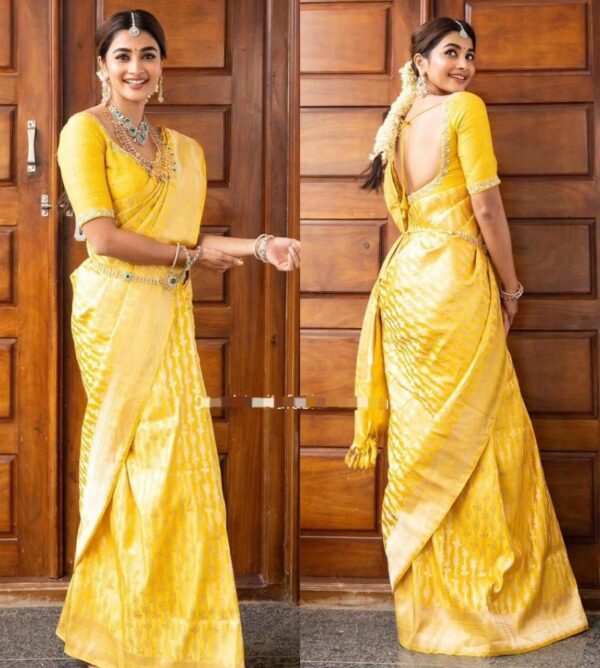 womens silk saree - Image 5