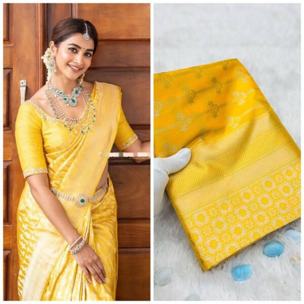 womens silk saree - Image 6