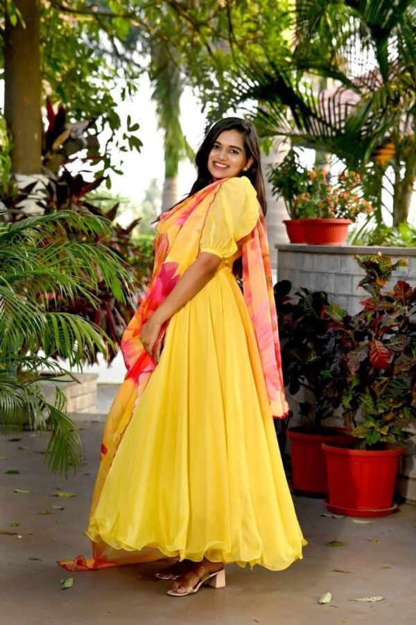 PREMIUM DESIGNER READYMADE GOWN-DUPATTA COLLECTION