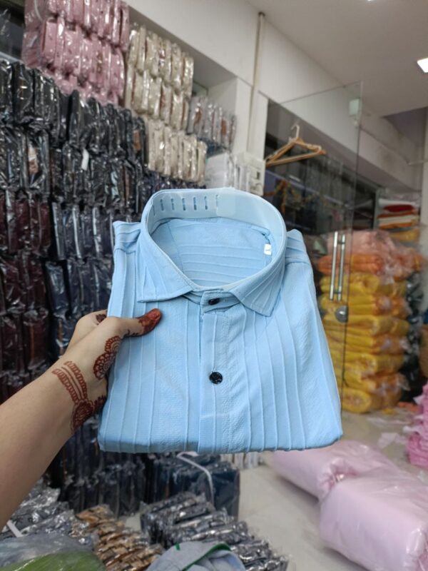 Mens casual half sleeve plain shirts [12 colours] - Image 24