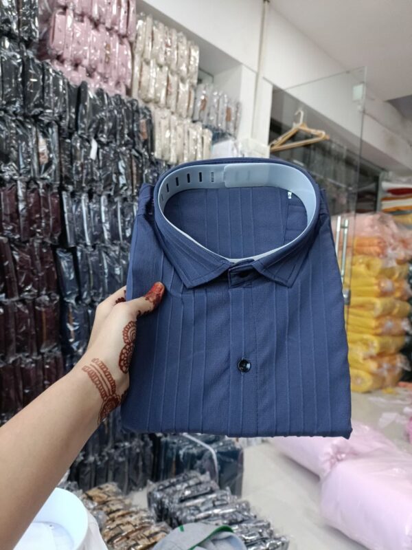 Mens casual half sleeve plain shirts [12 colours] - Image 15