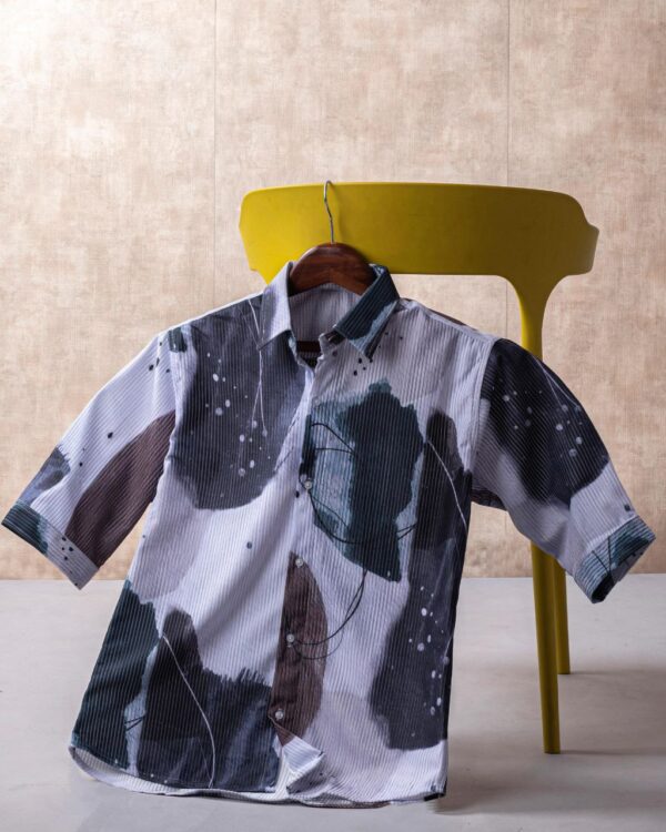 MENS IMPORTED DOWN SHOULDER 3/4 SLEEVE SHIRT in 7 Bold Patterns - Image 8