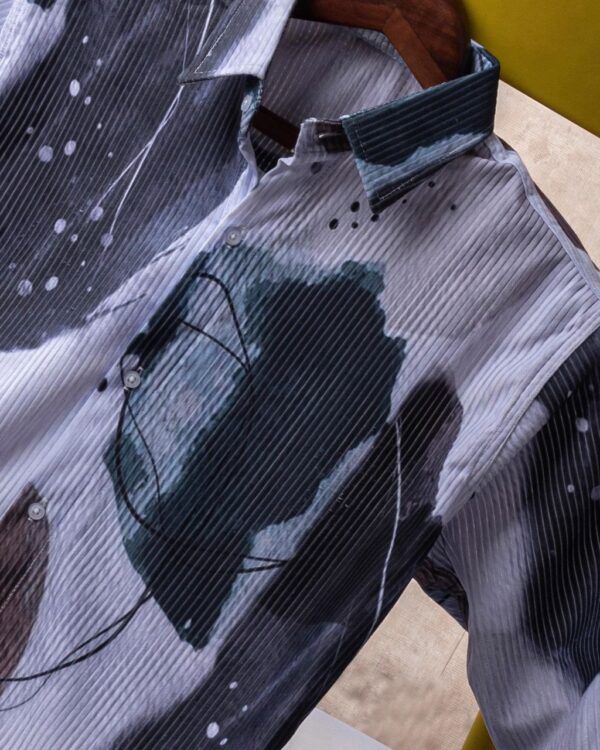 MENS IMPORTED DOWN SHOULDER 3/4 SLEEVE SHIRT in 7 Bold Patterns - Image 10