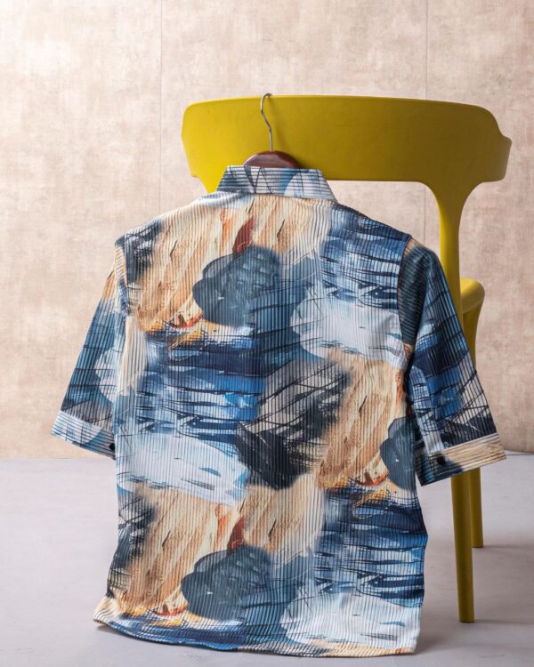 MENS IMPORTED DOWN SHOULDER 3/4 SLEEVE SHIRT in 7 Bold Patterns - Image 17