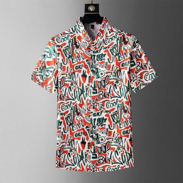 MENS PRINTED HALF SLEEVE SHIRT [8 option] - Image 3